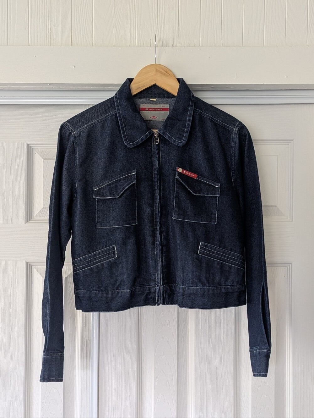 Lee Cooper European Jeanswear Denim Jacket Grunge Workwear Indie Sleaze Medium